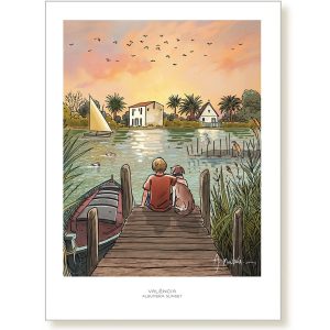 Ilustración Albufera Sunset