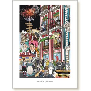 Ilustración Fallas Valencia